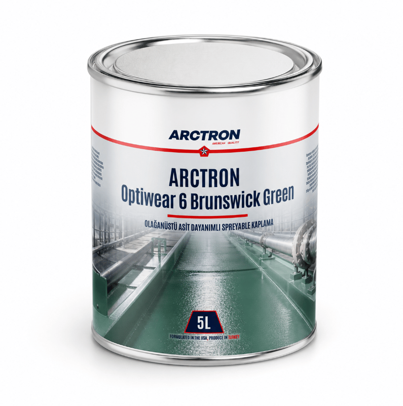 ARCTRON Optiwear 6 Brunswick Green OLAĞANÜSTÜ ASİT DAYANIMLI SPREYABLE KAPLAMA 1 KG