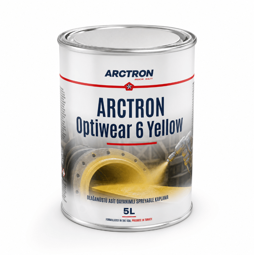 ARCTRON Optiwear 6 Yellow OLAĞANÜSTÜ ASİT DAYANIMLI SPREYABLE KAPLAMA 1 KG