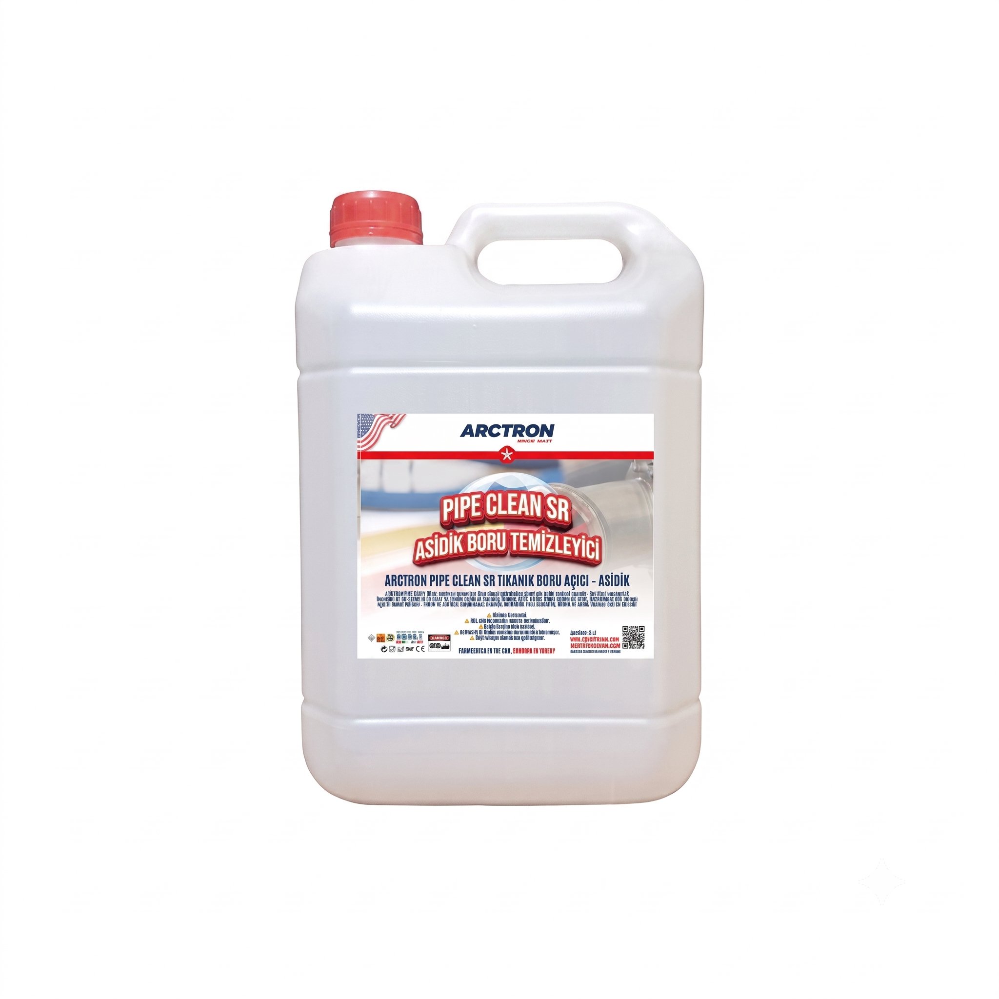 ARCTRON PIPE CLEAN SR Asidik Lavabo ve Gider Açıcı - 20 KG
