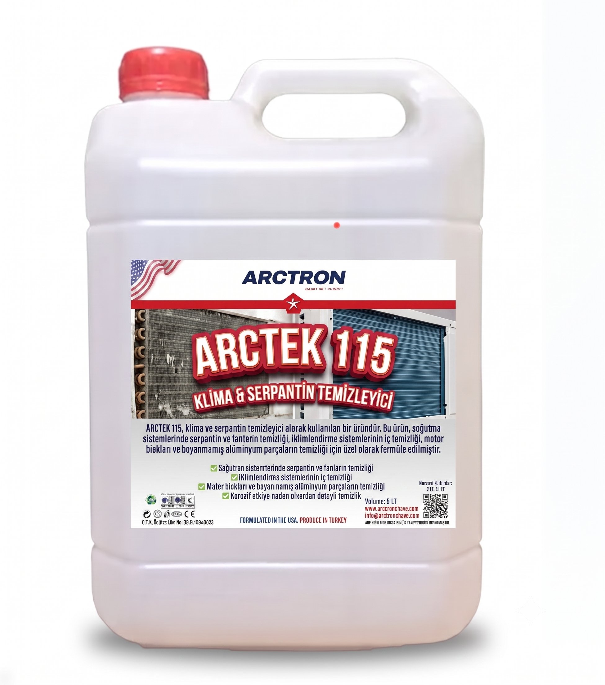 ARCTRON Serpantin Temizleyici Likit - 5 KG