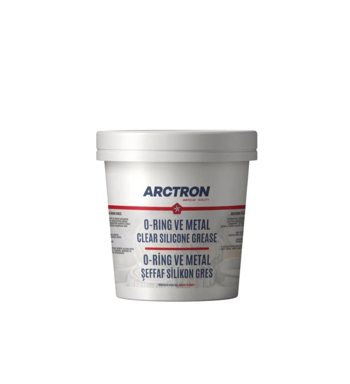 Arctron Silikon Gres Şeffaf O-ring Plastik-Metal Yağlama - 100 GR