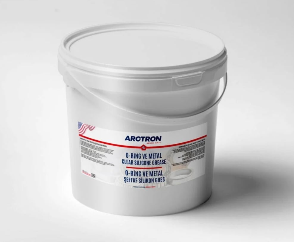 Arctron Silikon Gres Şeffaf O-ring Plastik-Metal Yağlama - 14 KG