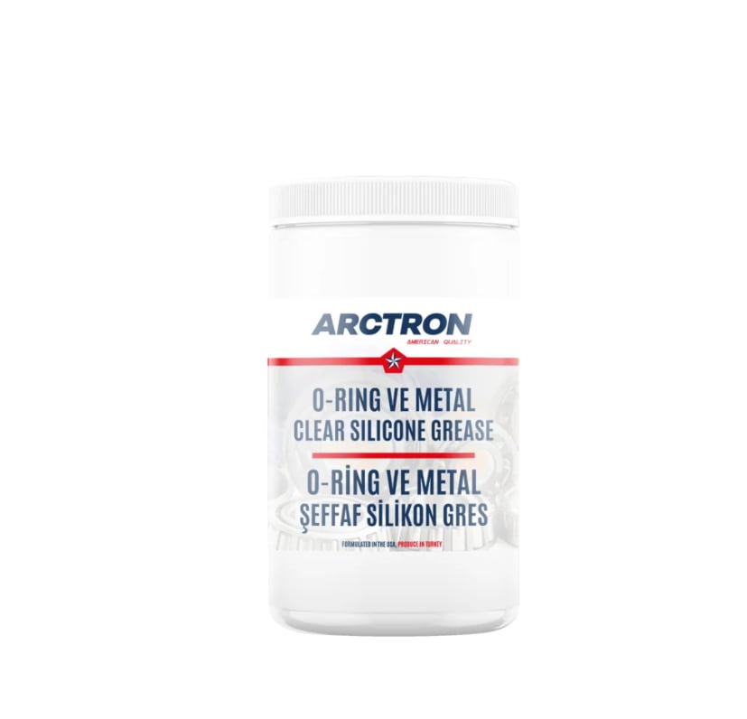Arctron Silikon Gres Şeffaf O-ring Plastik-Metal Yağlama - 500 GR
