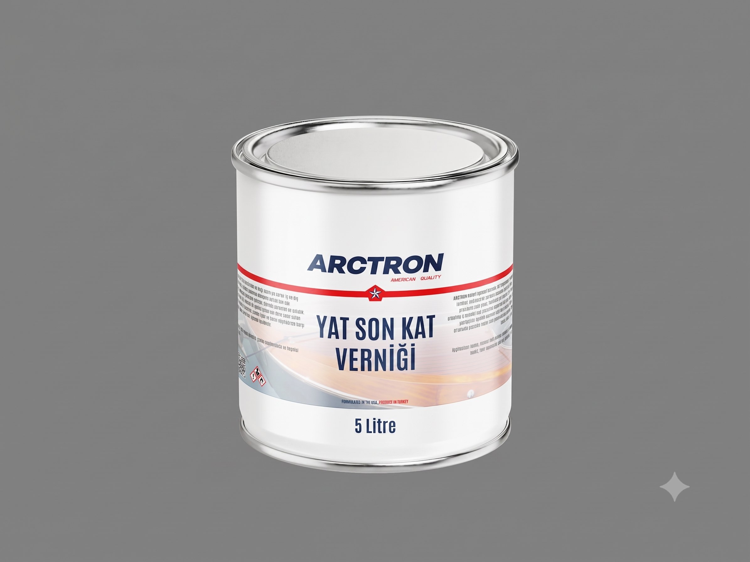 ARCTRON Son Kat Yat Verniği - 5 KG