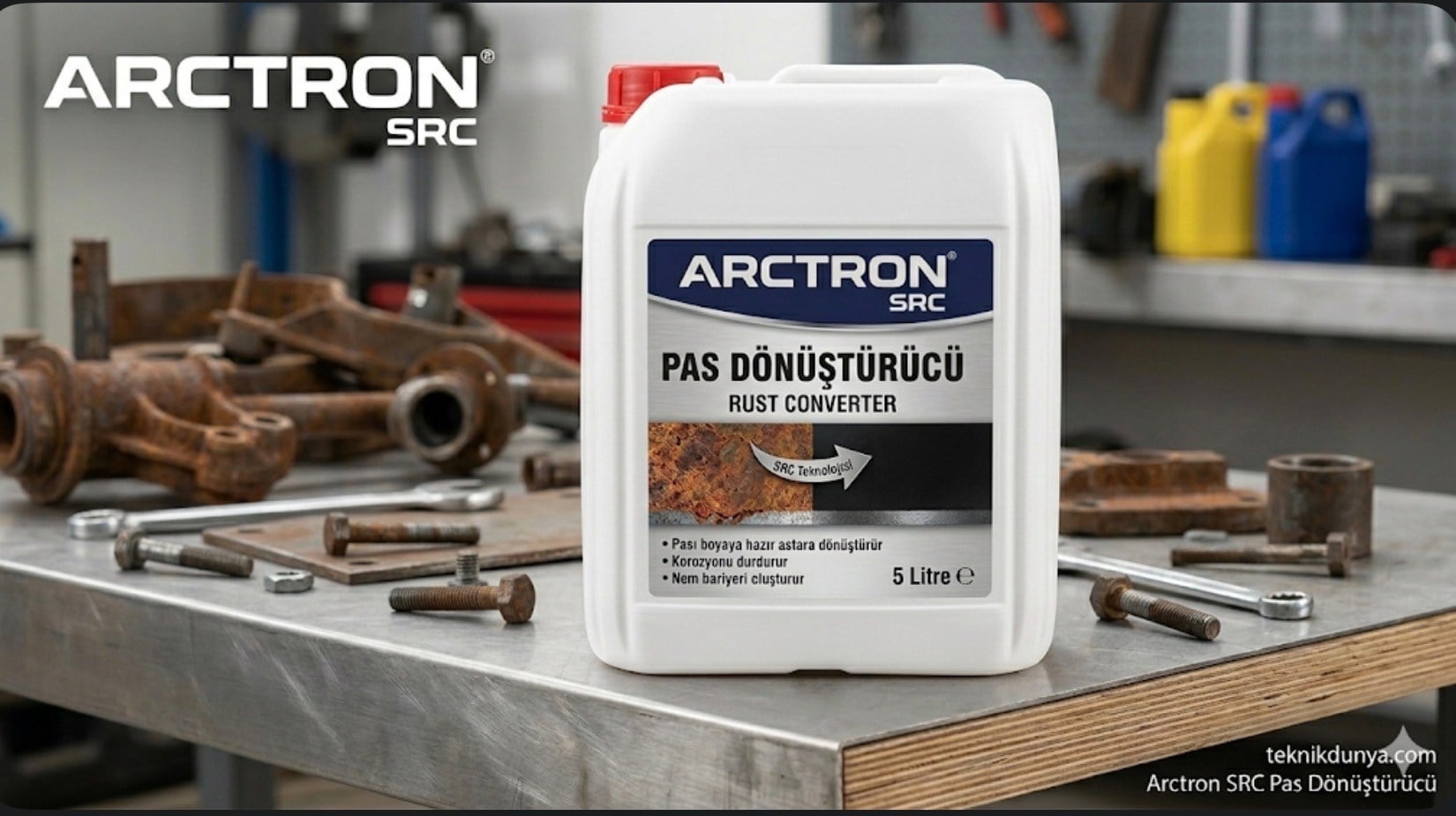 ARCTRON SRC Korozyon Pas Dönüştürücü ve Metal Astarı