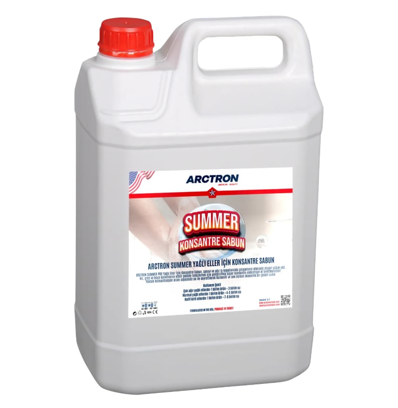 Arctron Summer Pro Yağlı Eller İçin Konsantre Sabun 1/6 - 5 KG