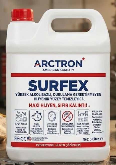ARCTRON SURFEX Yüksek Alkol Bazlı Hijyenik Yüzey Temizleyici