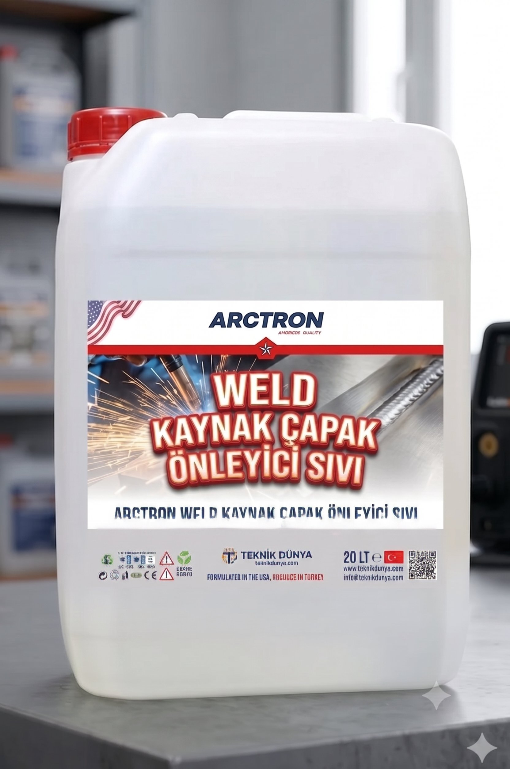 ARCTRON WELD Kaynak Çapak Önleyici Sıvı - 30 KG
