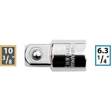 Ceta Form 1/4'' Lokma Adaptörü (D: 1/4'' < E: 3/8'') / Kartlı