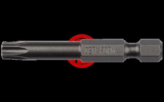Ceta Form 1/4'' TORX Bits Uç (50'li Pakette) - T25 x 50 mm