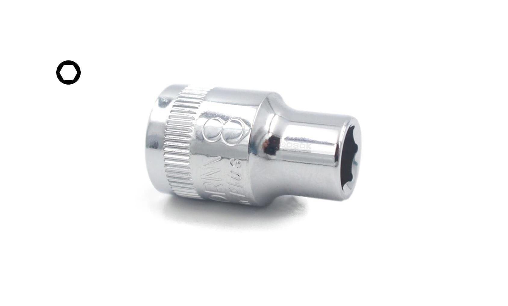 Ceta Form 3/8'' 1000V 6 Köşe Lokma Anahtar - 21 mm