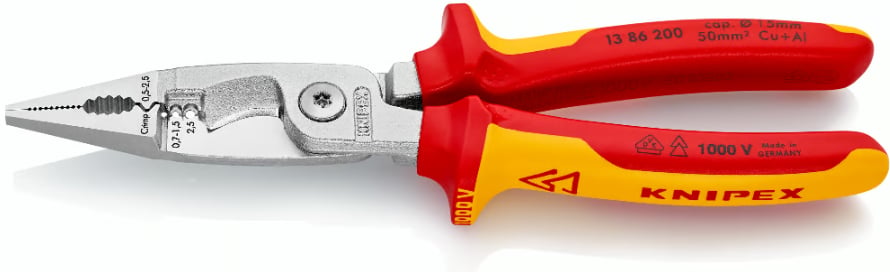 ÇOK FONKSİYONLU ELEKTRİKÇİ PENSE (1000V İZOLE)