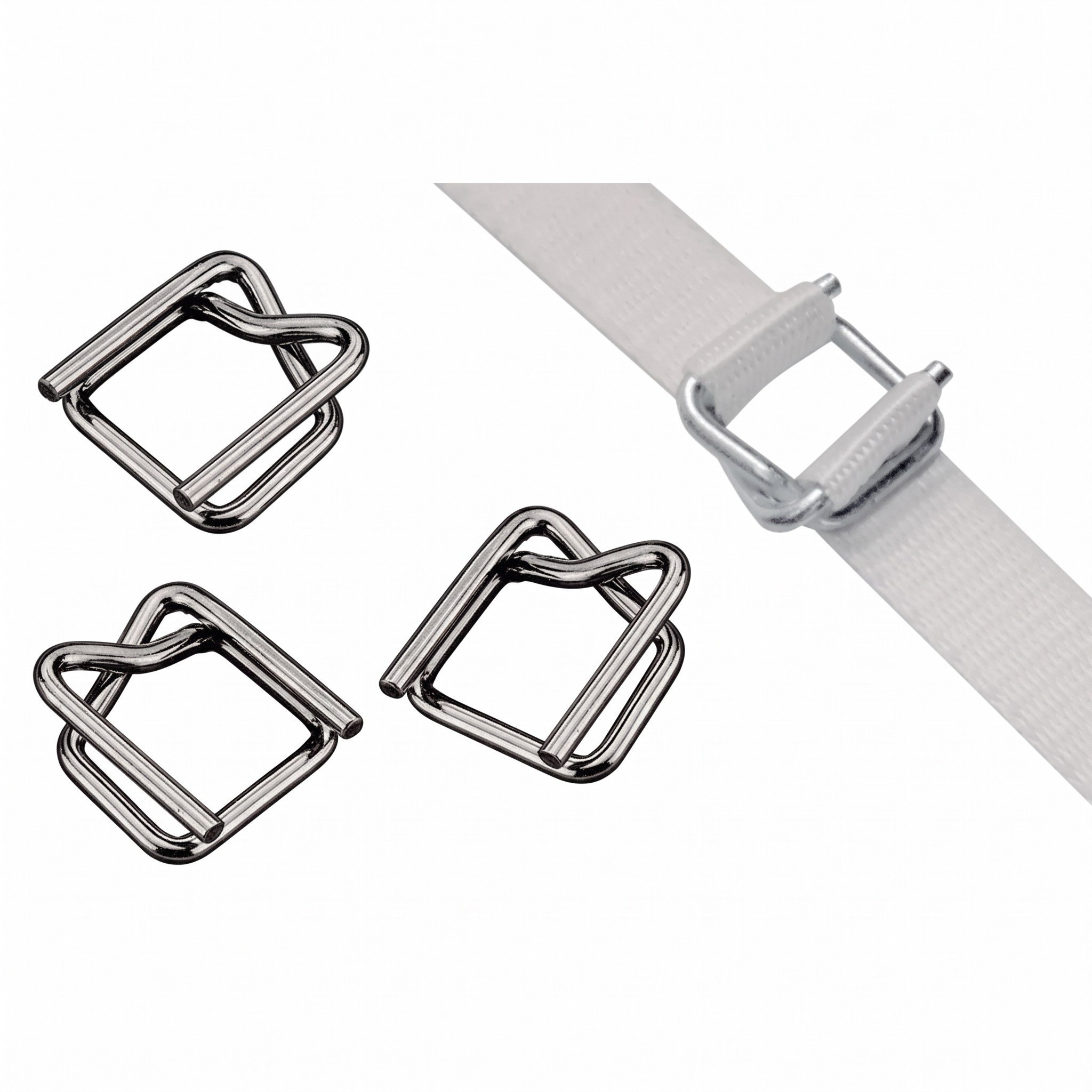 Kompozit Ve Polyester Çember Tokası Bukle Toka 13 mm - 1000 Adet