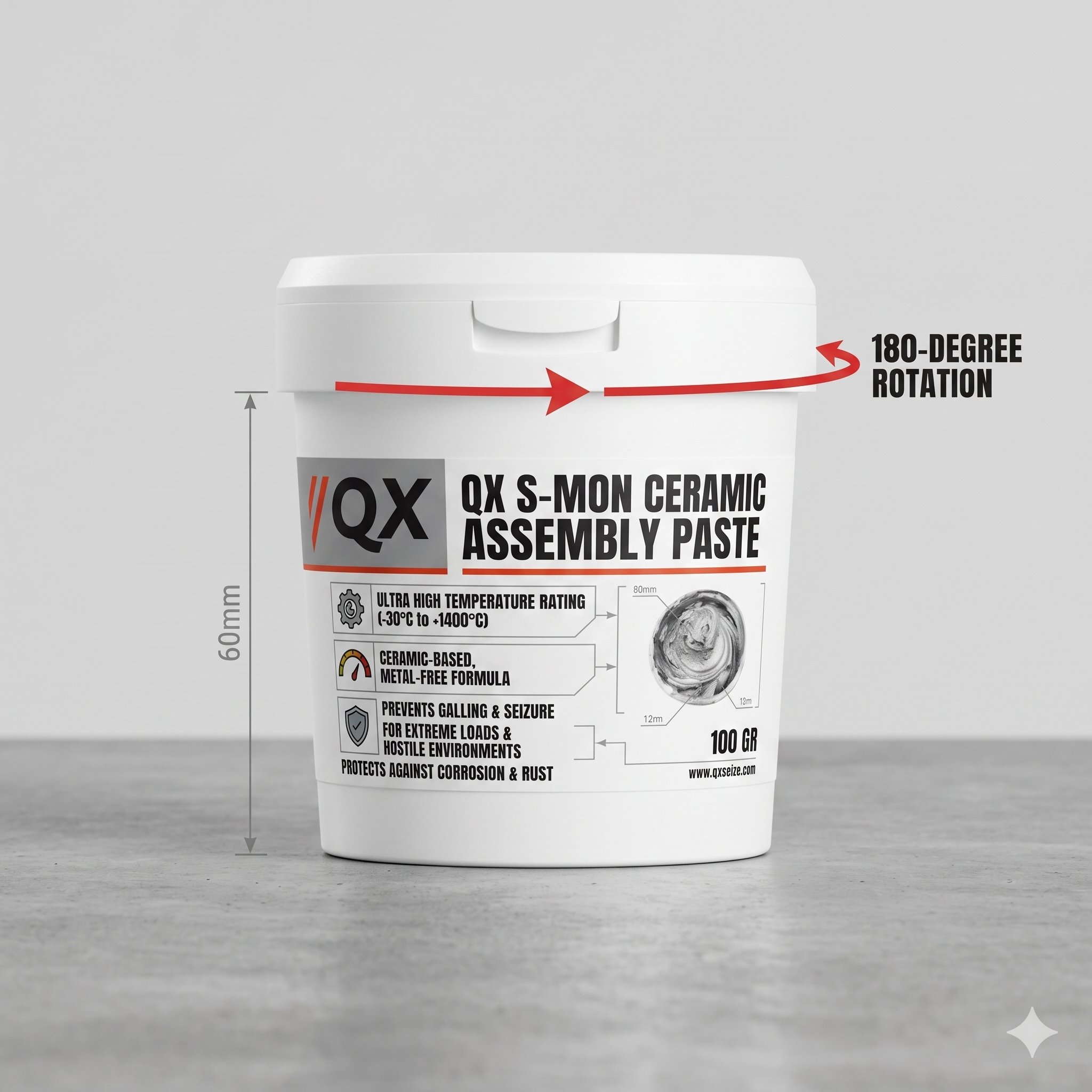 QX S-MON Seramik Montaj Pastası - 100 GR