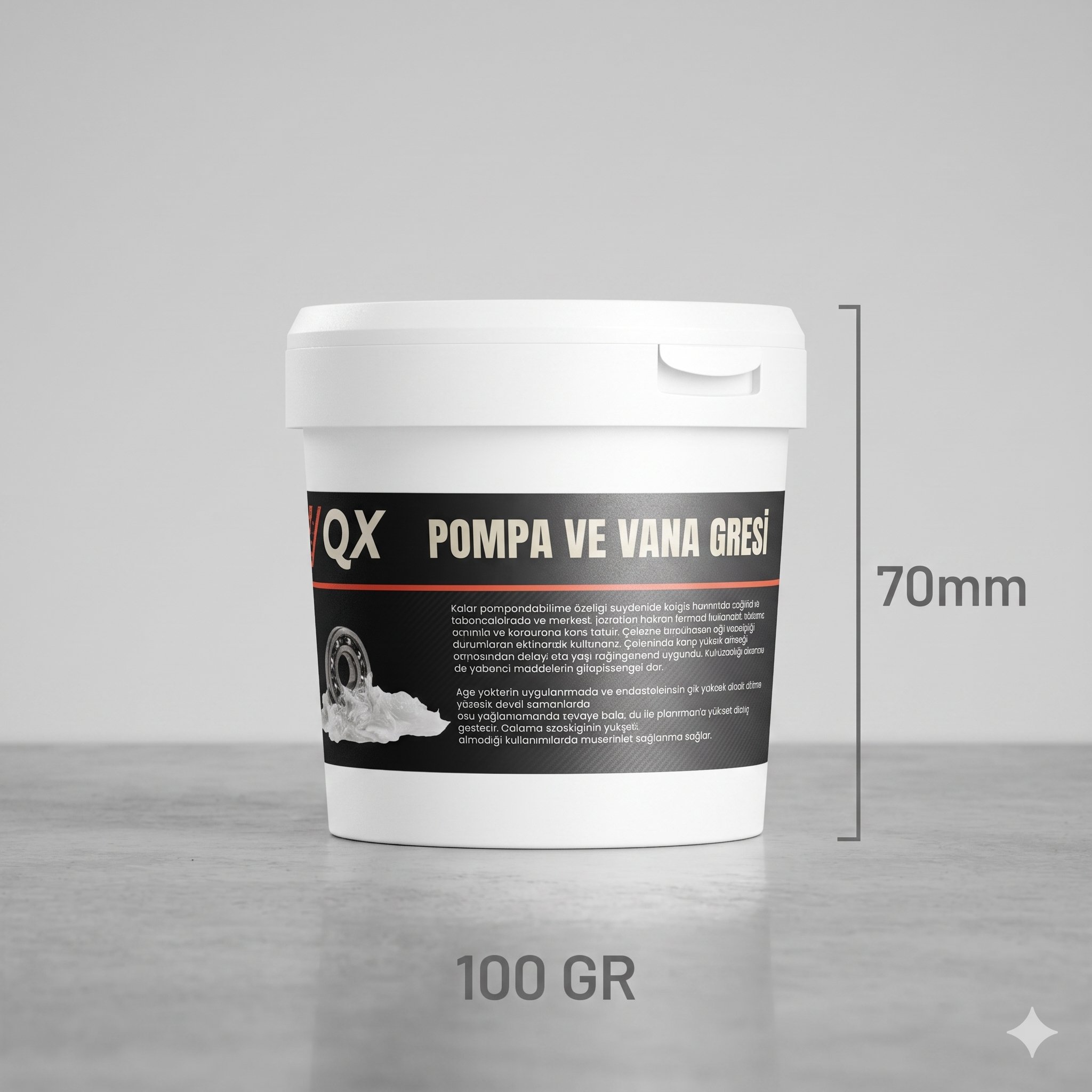 QX Silikon Pompa ve Vana Gresi - 100 GR