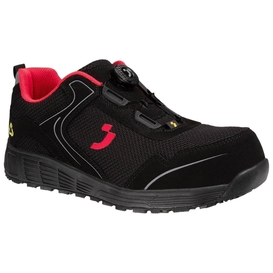 Safety Jogger ECOLOBI S1P LOW TLS SR ESD FO HRO Siyah İş Güvenlik Ayakkabısı