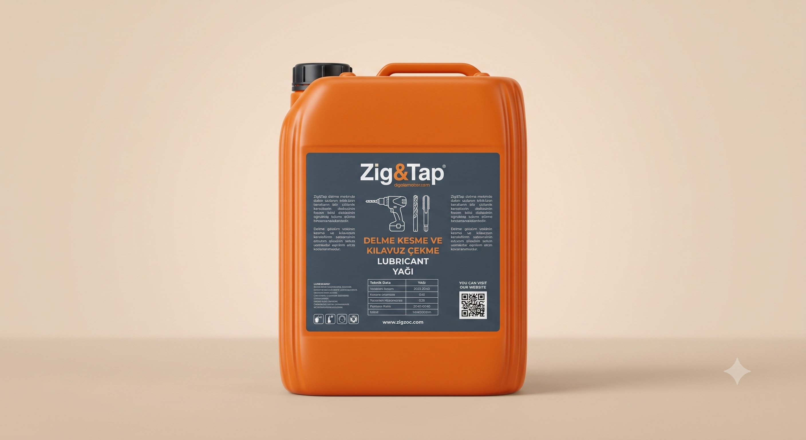 Zig&Tap Delme Kesme ve Kılavuz Çekme Yağı - 5 LT