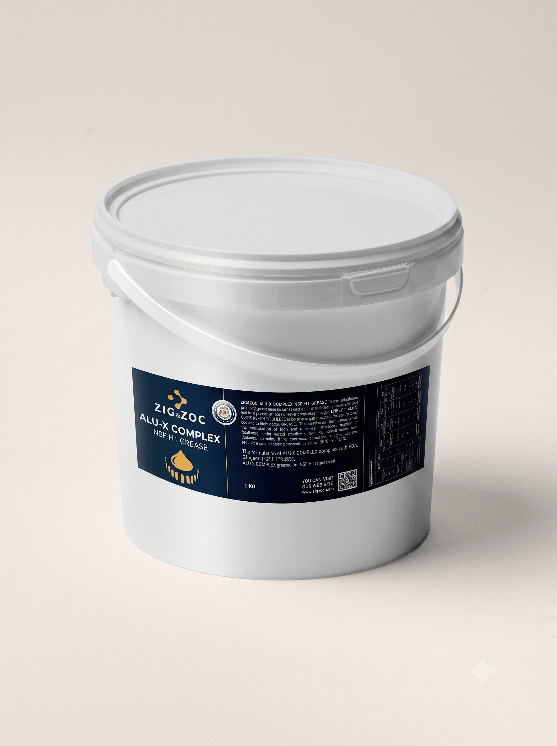ZIG&ZOC ALU-X  NSF H1 Alüminyum  Complex Gres - 14 KG