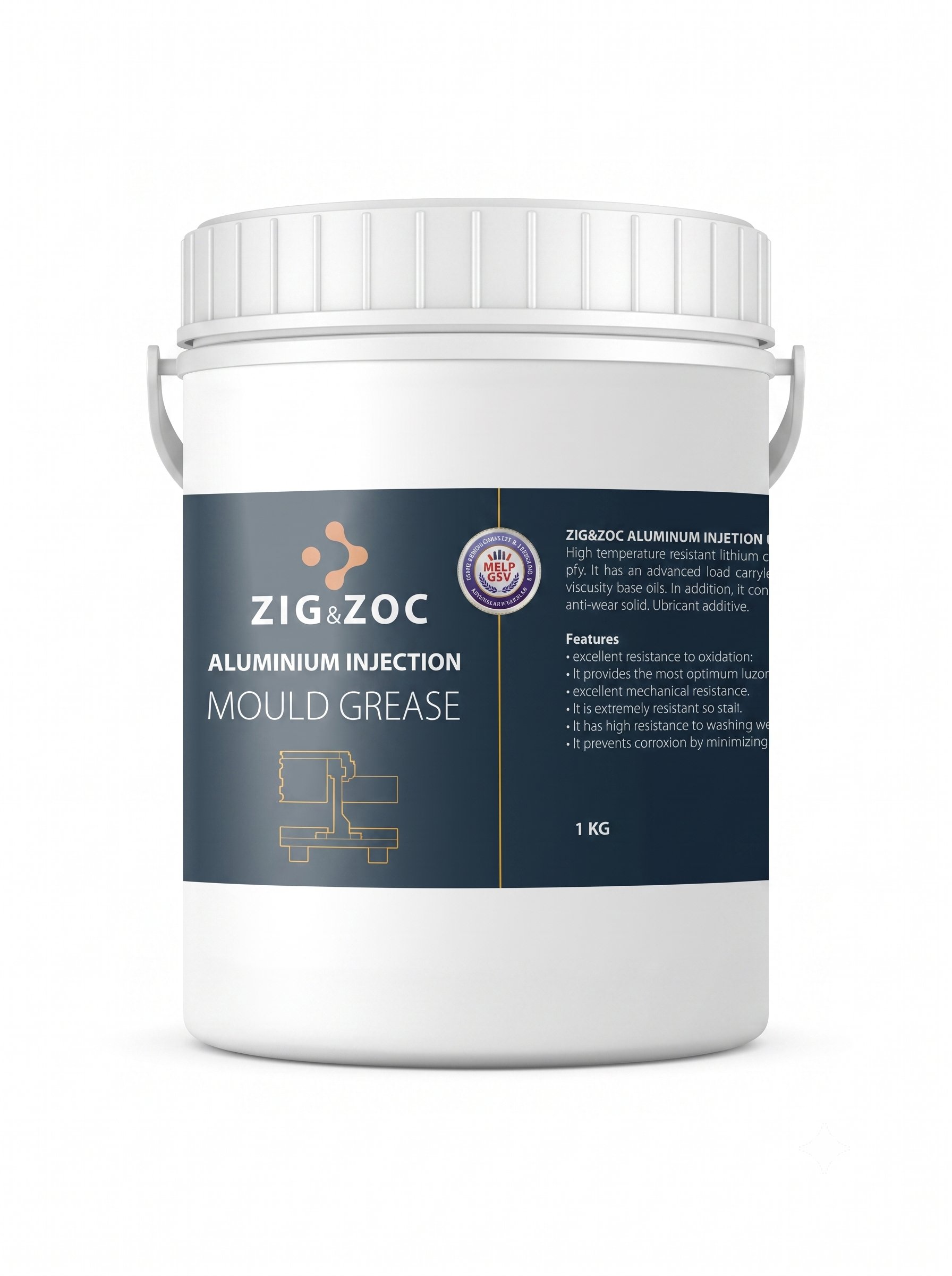 ZIG&ZOC Alüminyum Enjeksiyon Maça Gresi - 500 GR