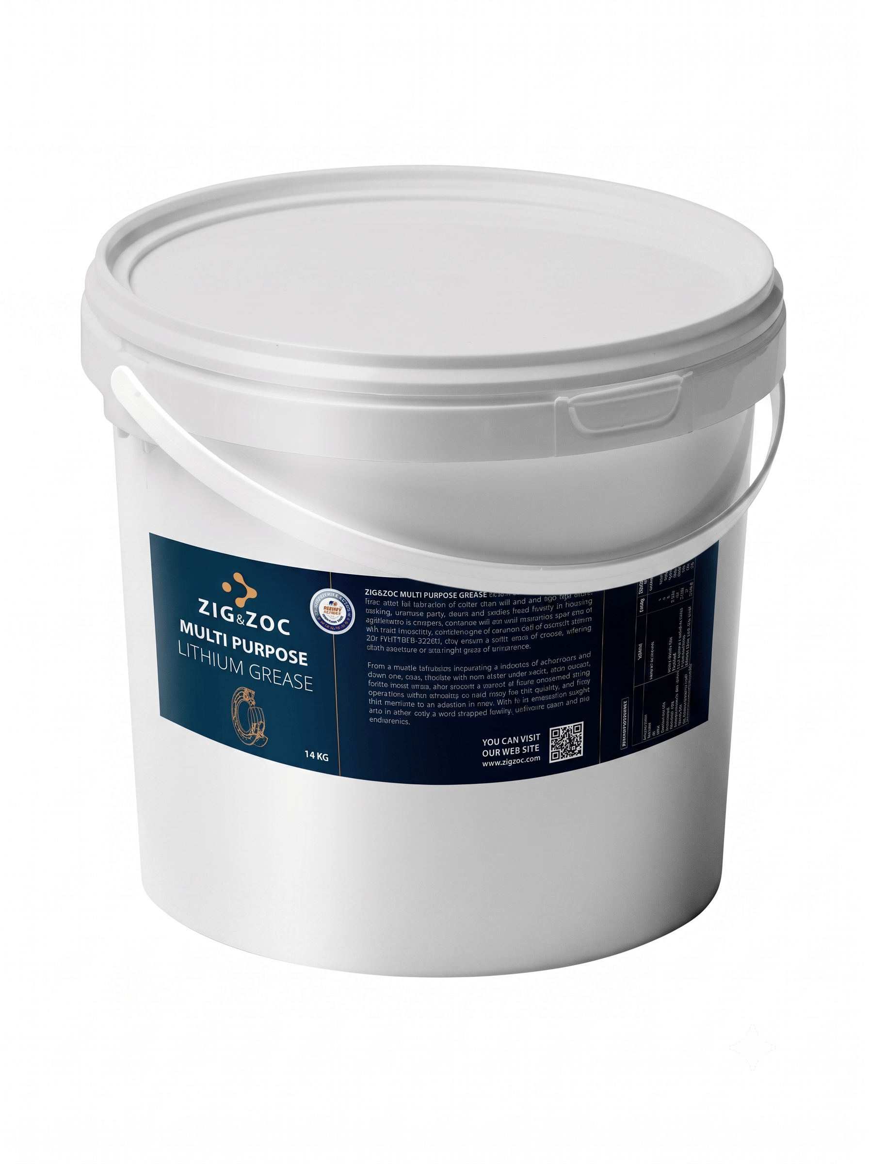 ZIG&ZOC Genel Amaçlı Lityum Rulman Gresi - 14 KG