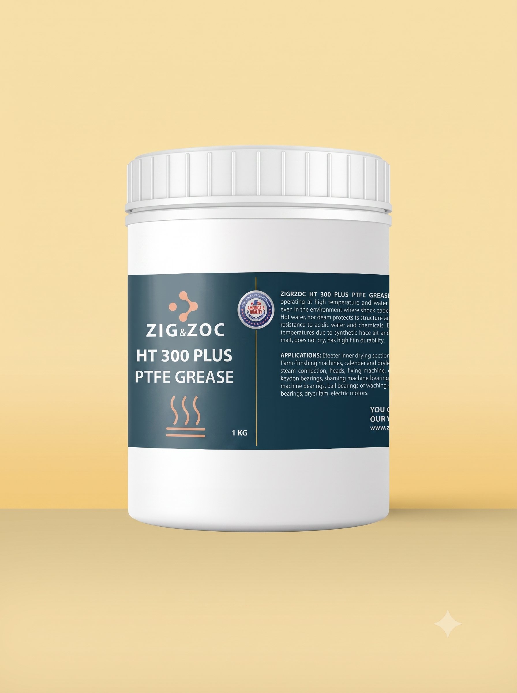 ZIG&ZOC HT 300 Yüksek Isı  PTFE Teflonlu Gres - 500 GR