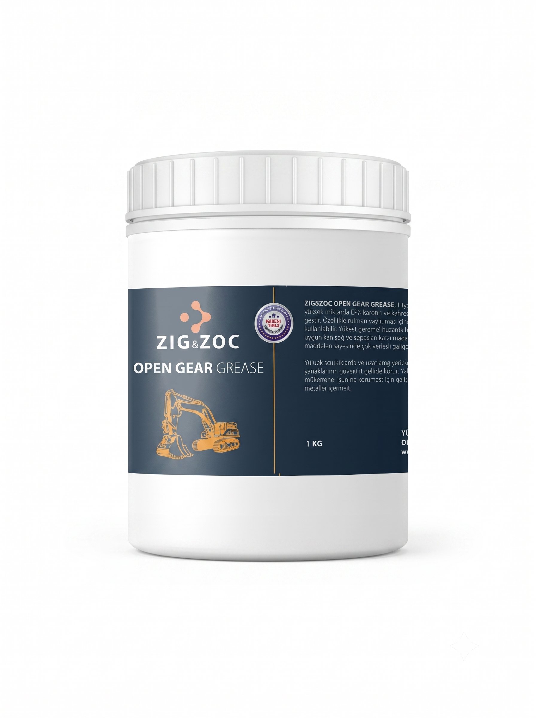 ZIG&ZOC İş Makinesi Göbek Dişli Gresi - 1 KG