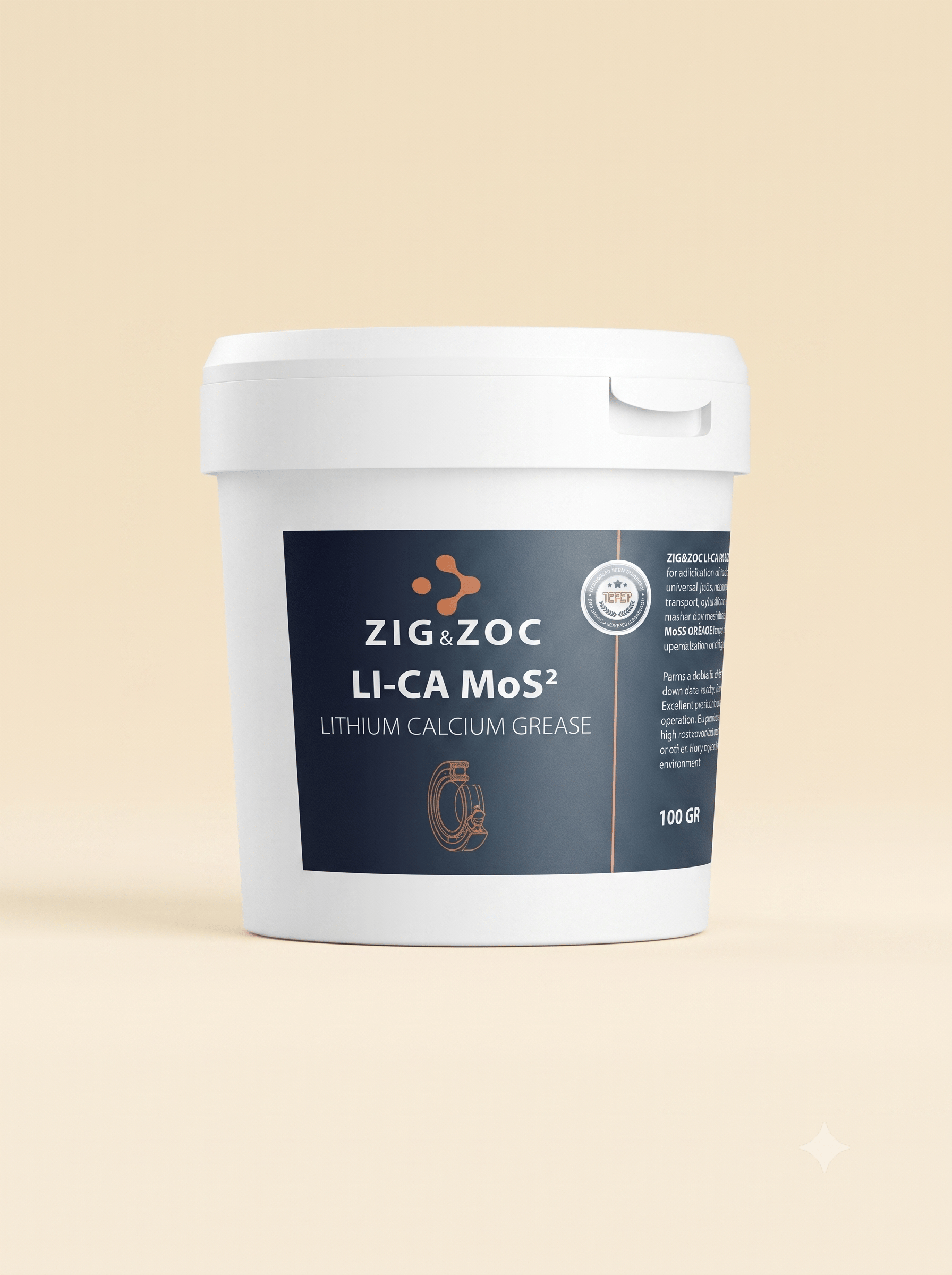 ZIG&ZOC LI-CA Genel Amaçlı Lityum Kalsiyum Gres - 100 GR