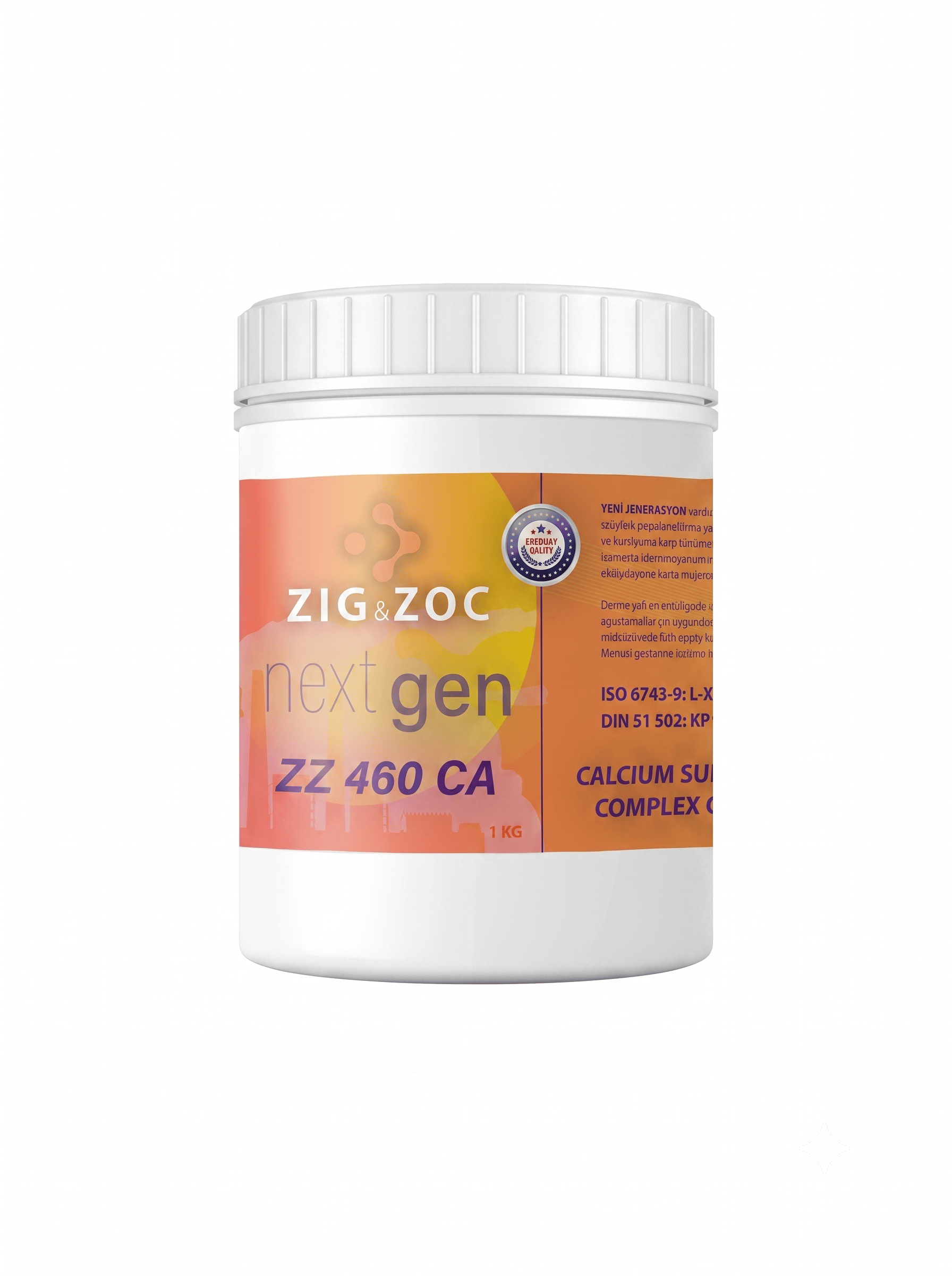 ZIG&ZOC NextGen ZZ 460 CA Gres Kalsiyum sülfanat Komplex - 1 KG
