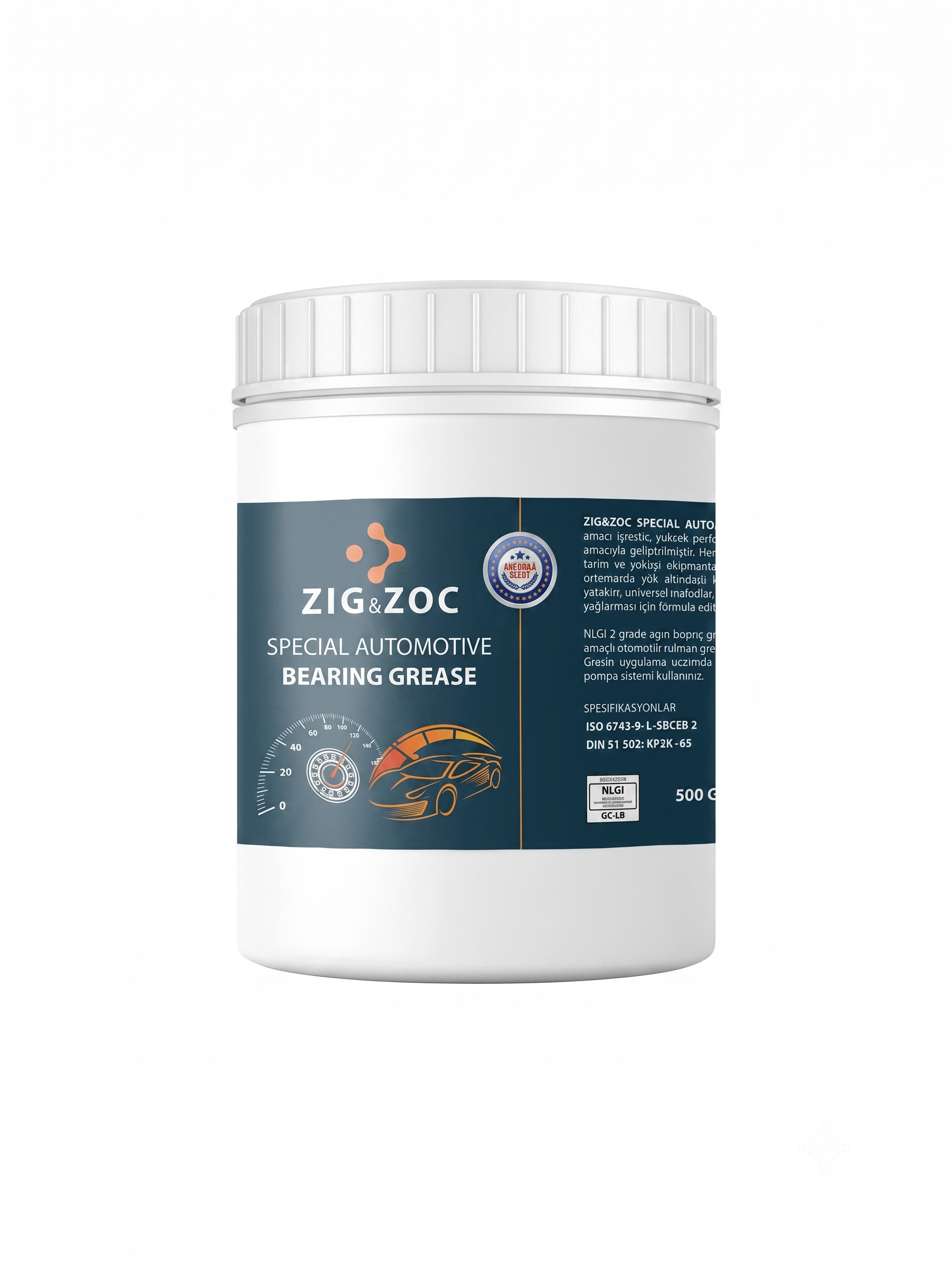 ZIG&ZOC Otomobil Özel Rulman Gresi - 1 KG