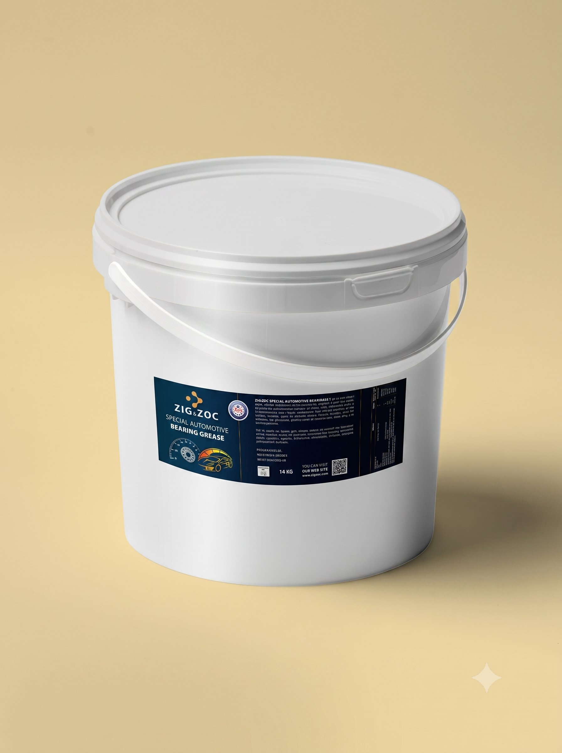 ZIG&ZOC Otomobil Özel Rulman Gresi - 14 KG