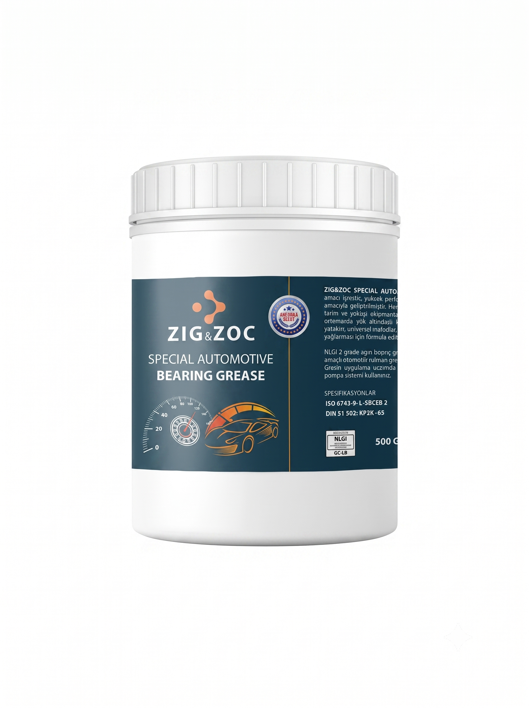 ZIG&ZOC Otomobil Özel Rulman Gresi - 500 GR