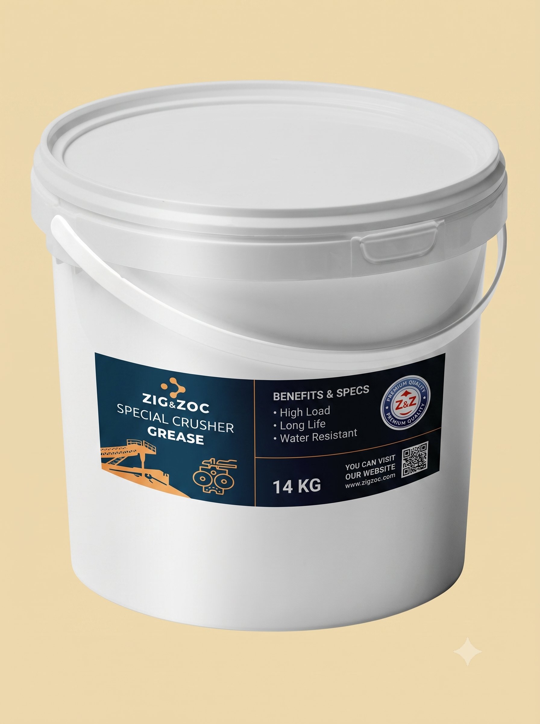 ZIG&ZOC SPECIAL Maden Makine Gresi - 14 KG