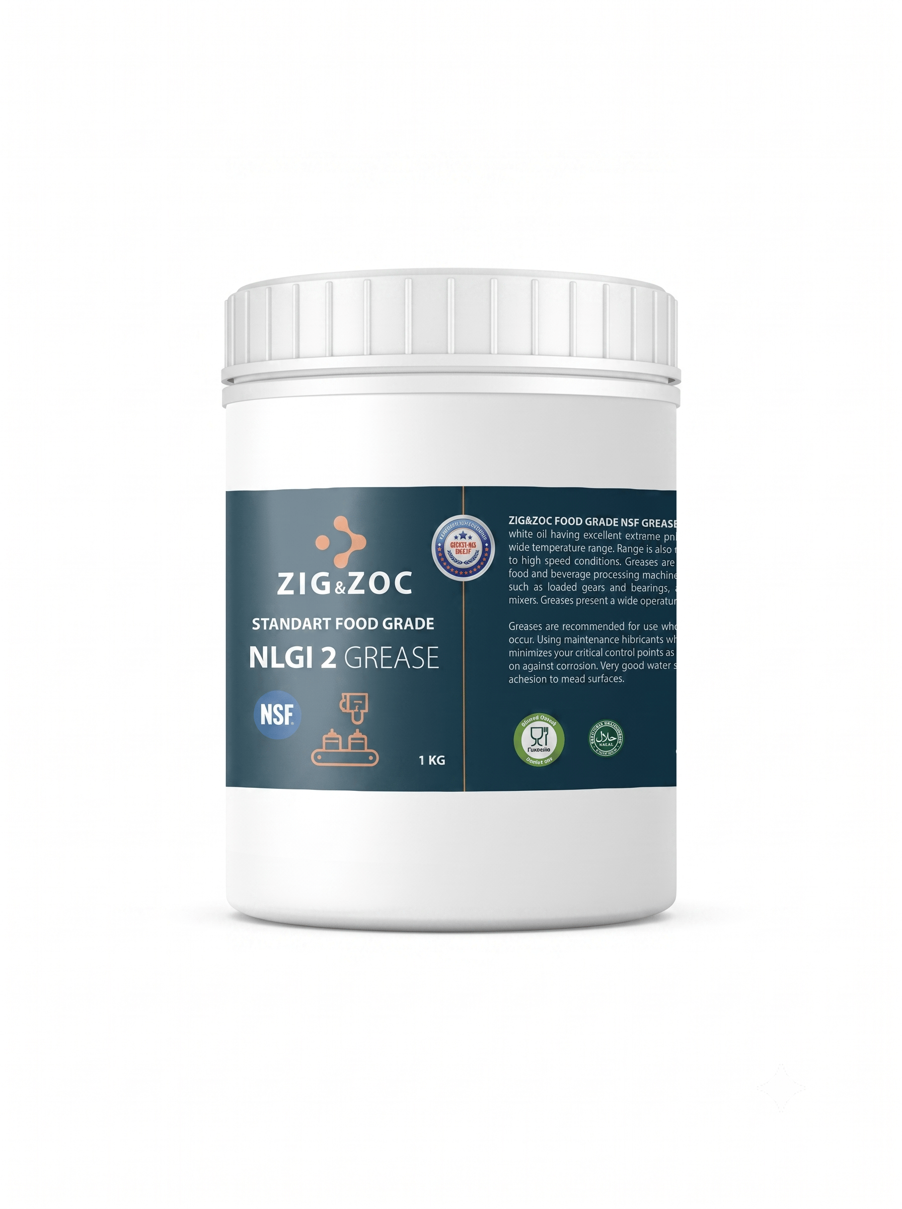 ZIG&ZOC Standart Food Grade Gıda Gresi NSF H1 - 500 GR