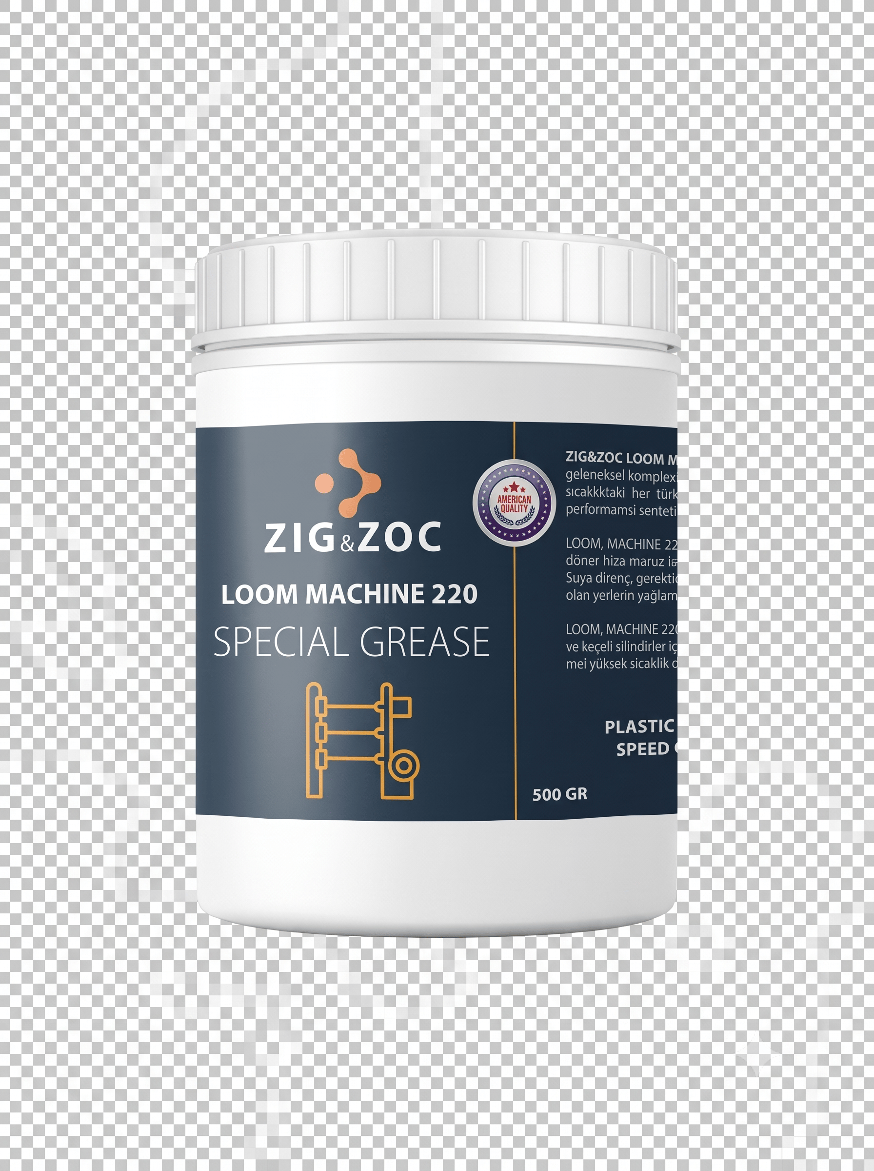 ZIG&ZOC Tekstil Dokuma Özel Tezgah Gresi - 500 GR