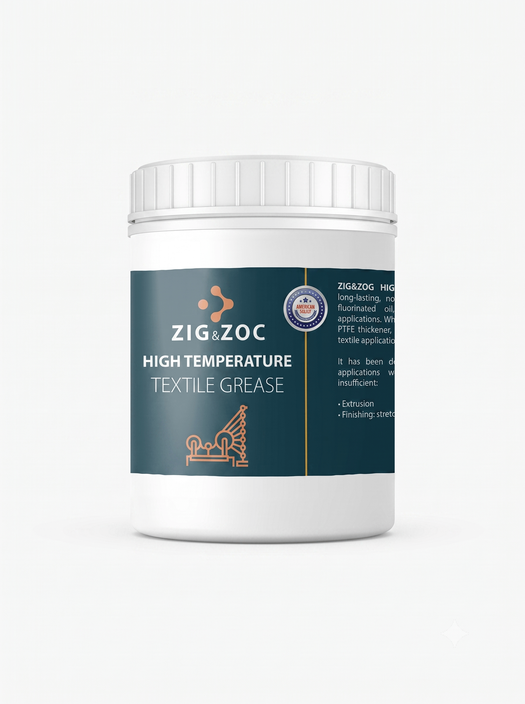 ZIG&ZOC Yüksek Devir ve Yüksek Sıcaklık Tekstil Gresi - 500 GR
