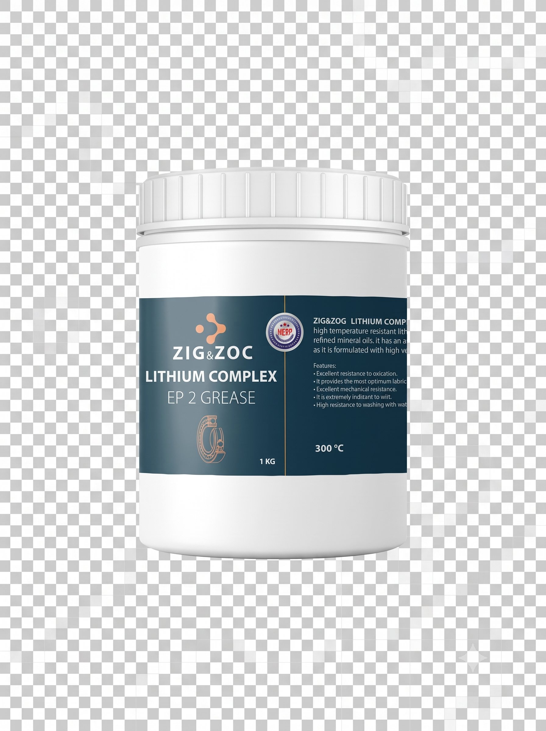 ZIG&ZOC Yüksek Isı Lityum Kompleks EP Gres - 500 GR