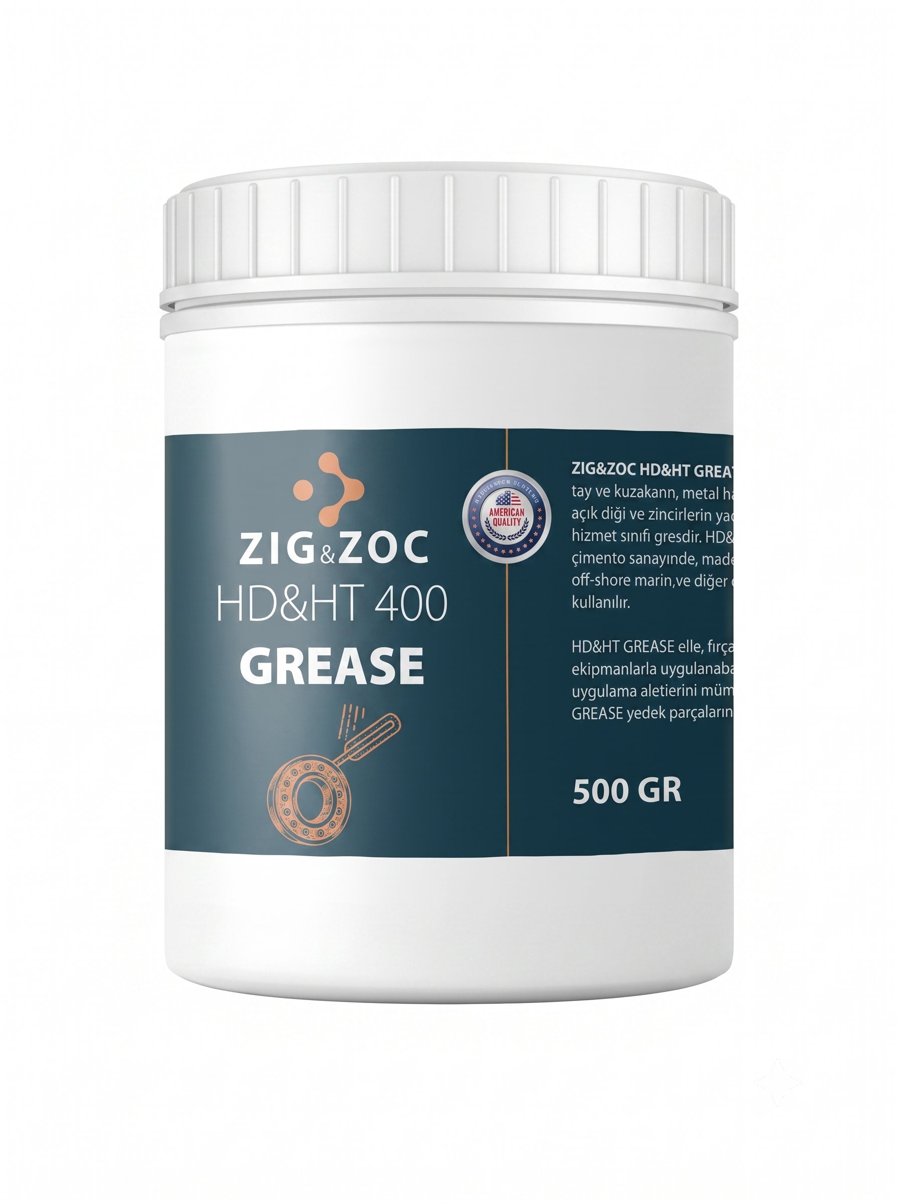 ZIG&ZOC Yüksek Sıcaklık ve Yüksek Basınç Gresi - 1 KG