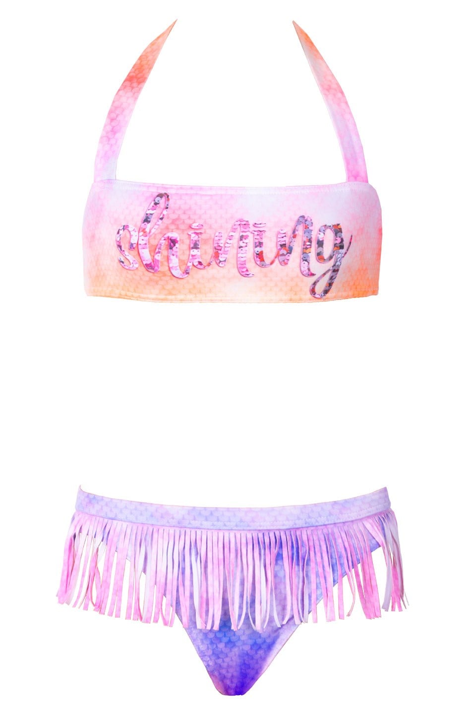 Kom Alita Kız Çocuk Bikini Pembe
