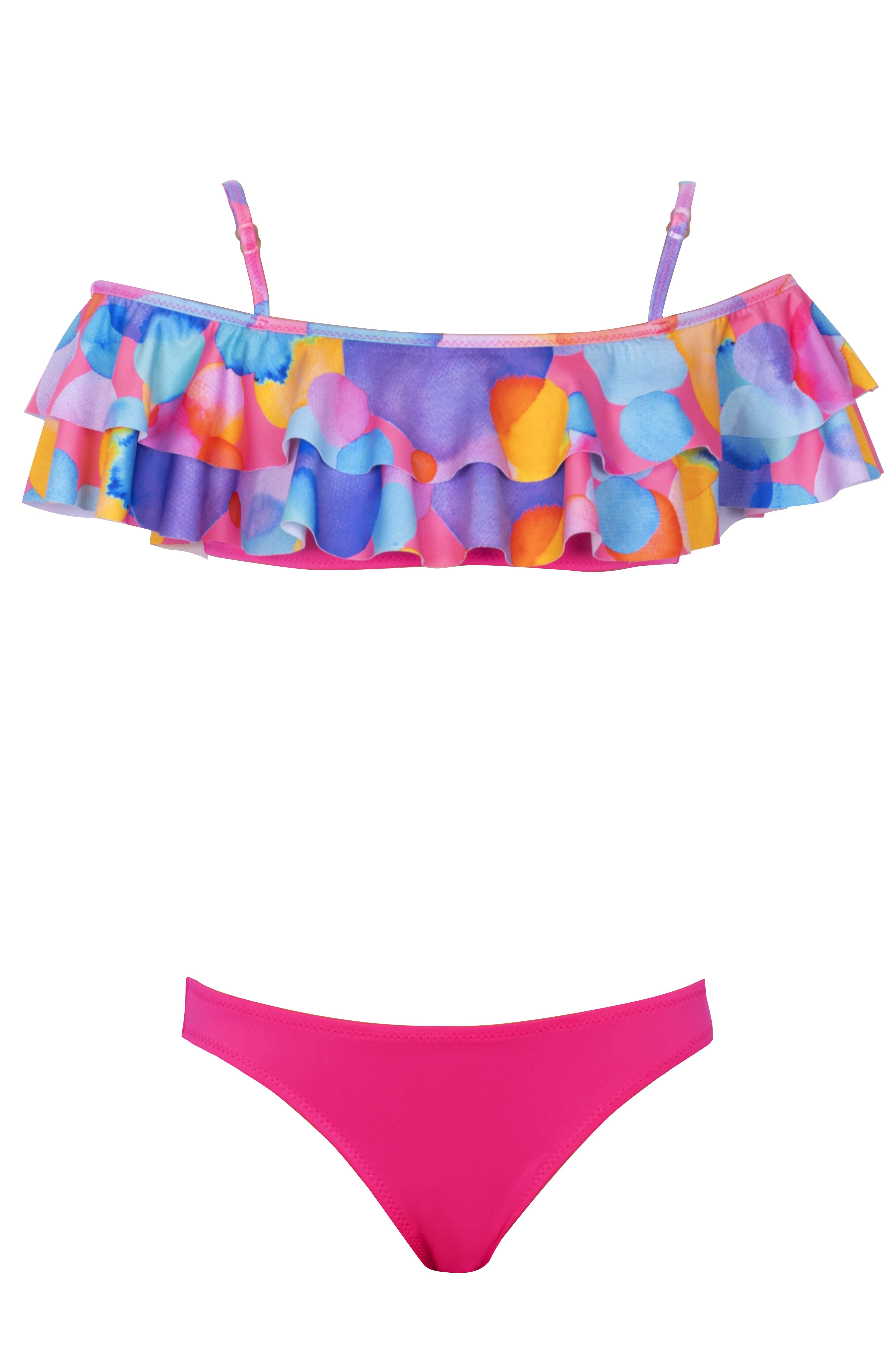 Kom Funky Kız Çocuk Bikini Pembe