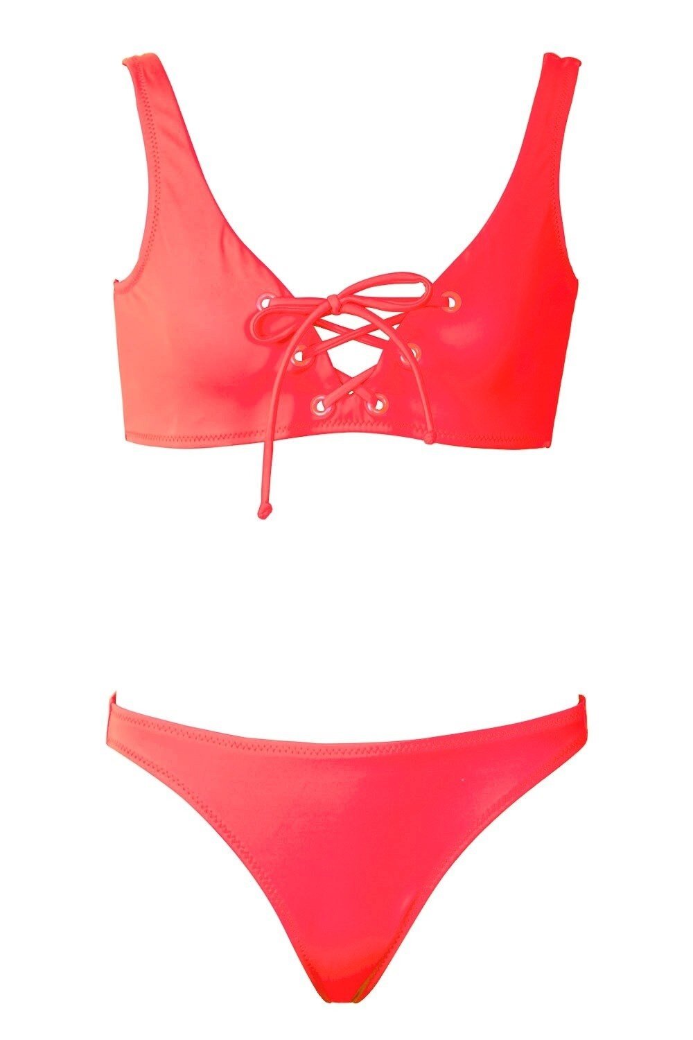 Kom Lolita Kız Çocuk Bikini Nar Çiçeği