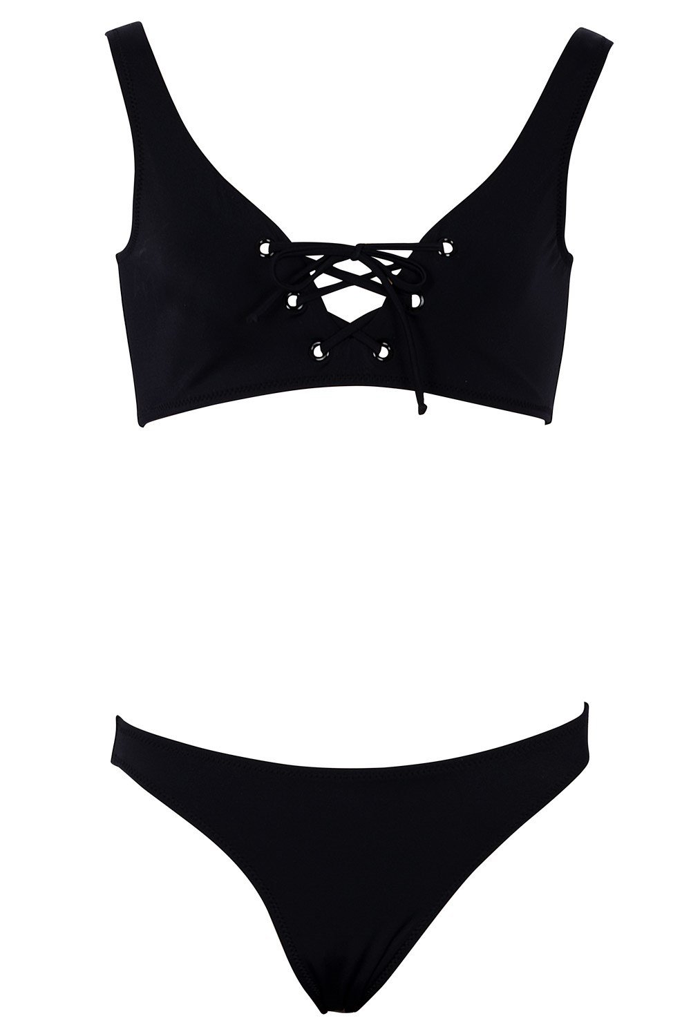 Kom Lolita Kız Çocuk Bikini Siyah