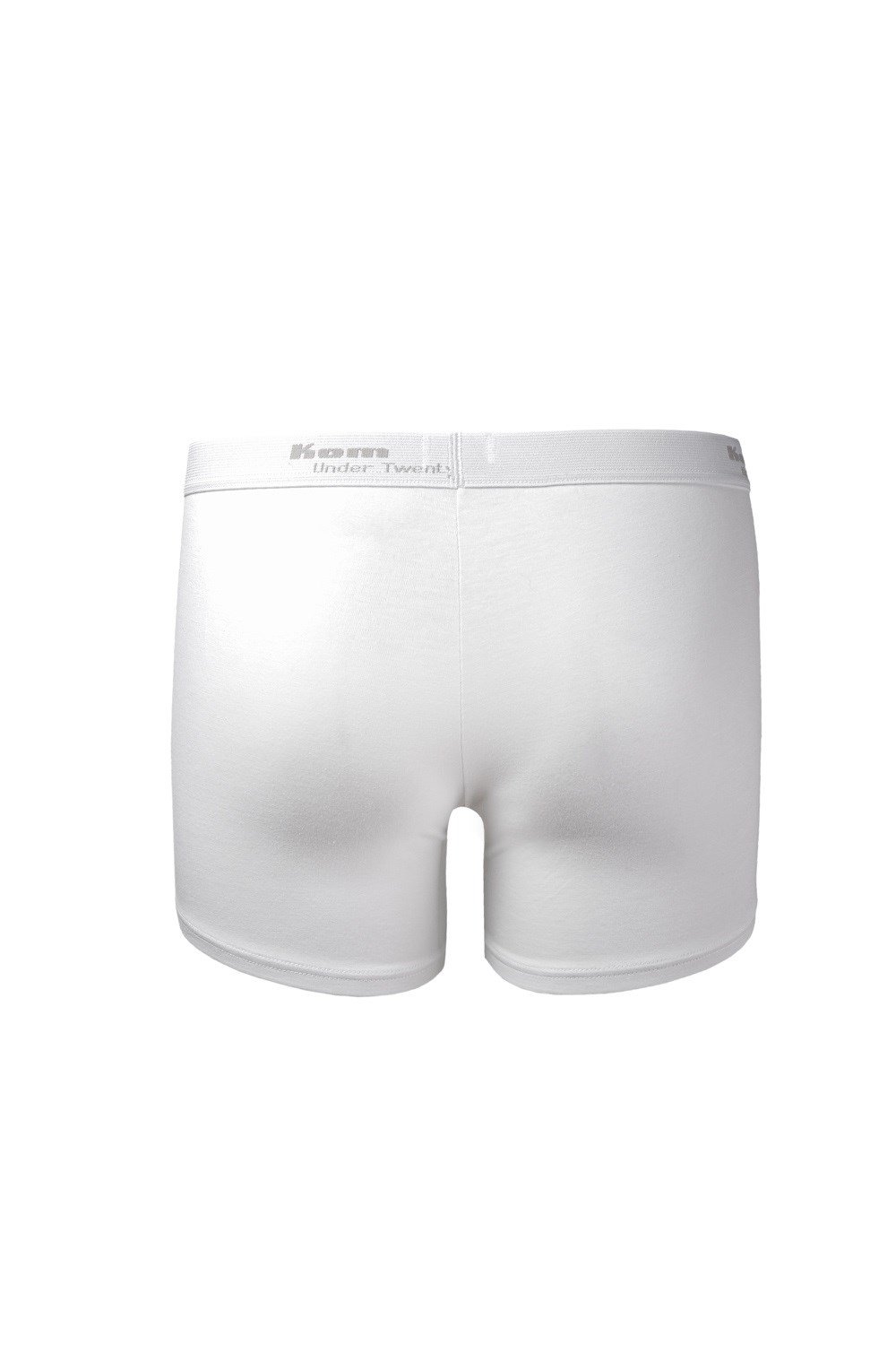 Kom Modal-Pamuk 3 lü Erkek nTtight Boxer Beyaz