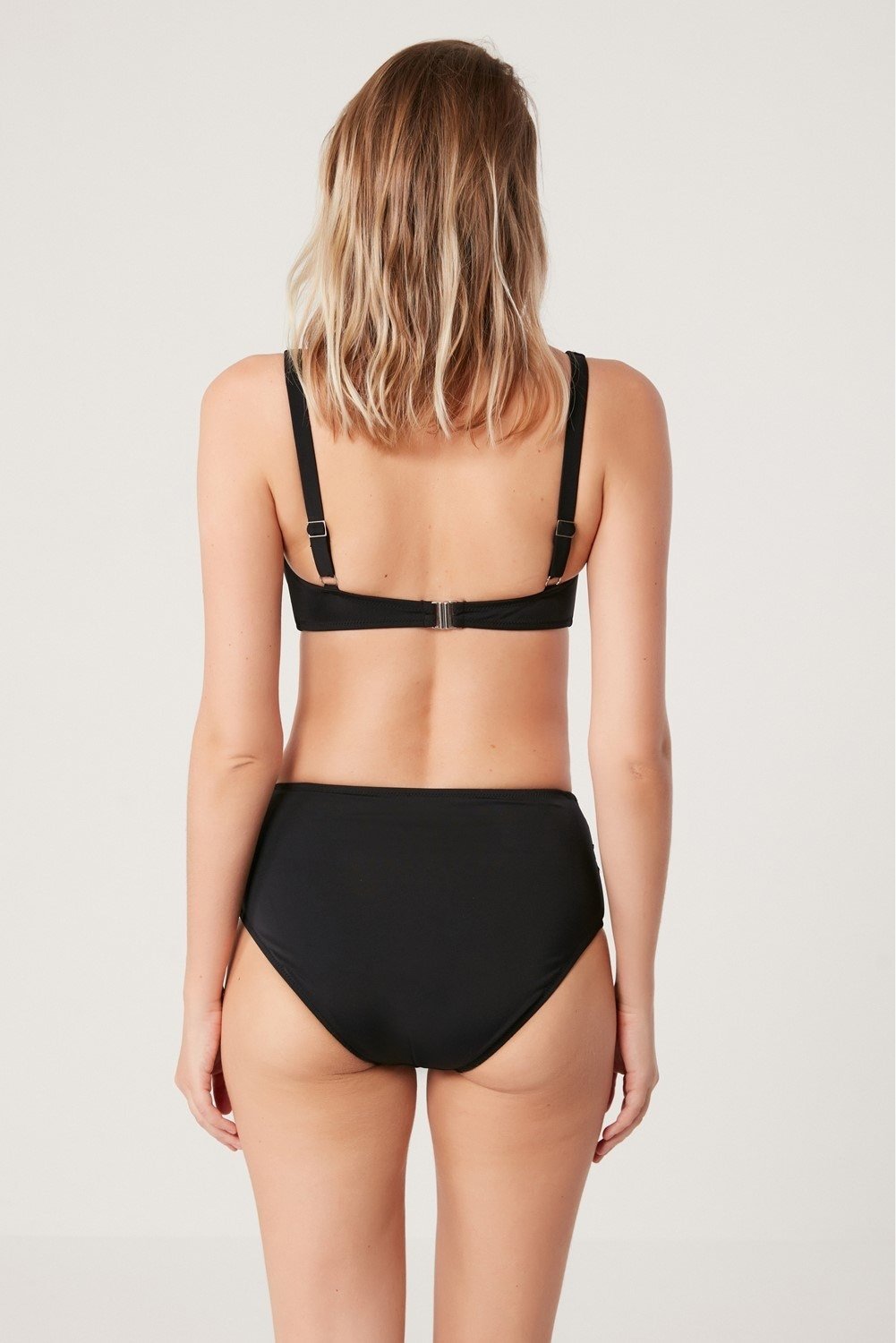 Kom Mope Kadın Toparlayıcı Bikini Siyah
