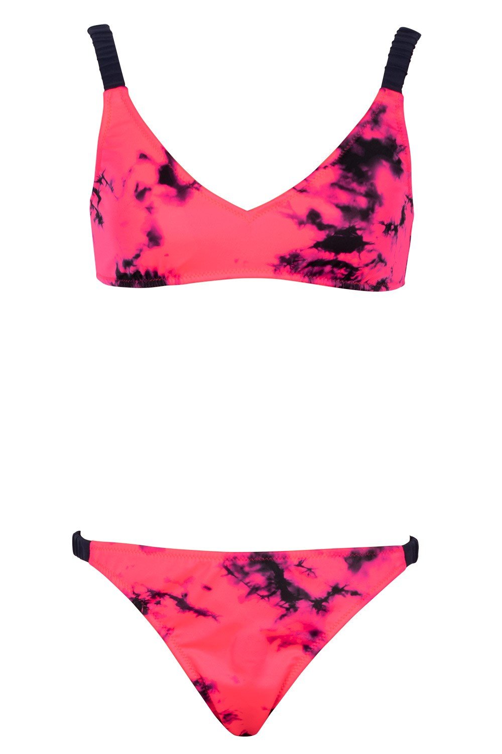 Kom Nesya Kız Çocuk Bikini Nar Çiçeği