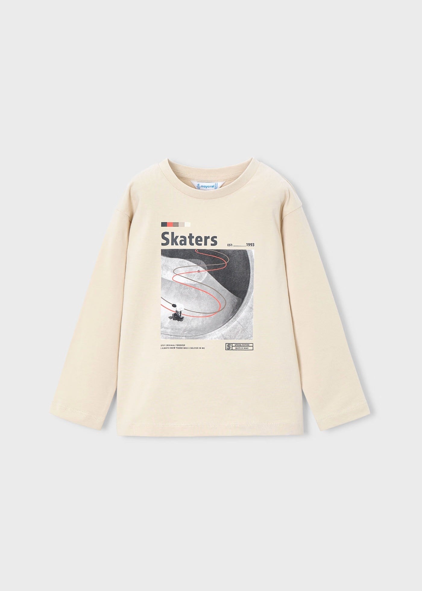 Mayoral Erkek Çocuk 2 Li Uzun Kollu T-Shirt Set 4091 Krem