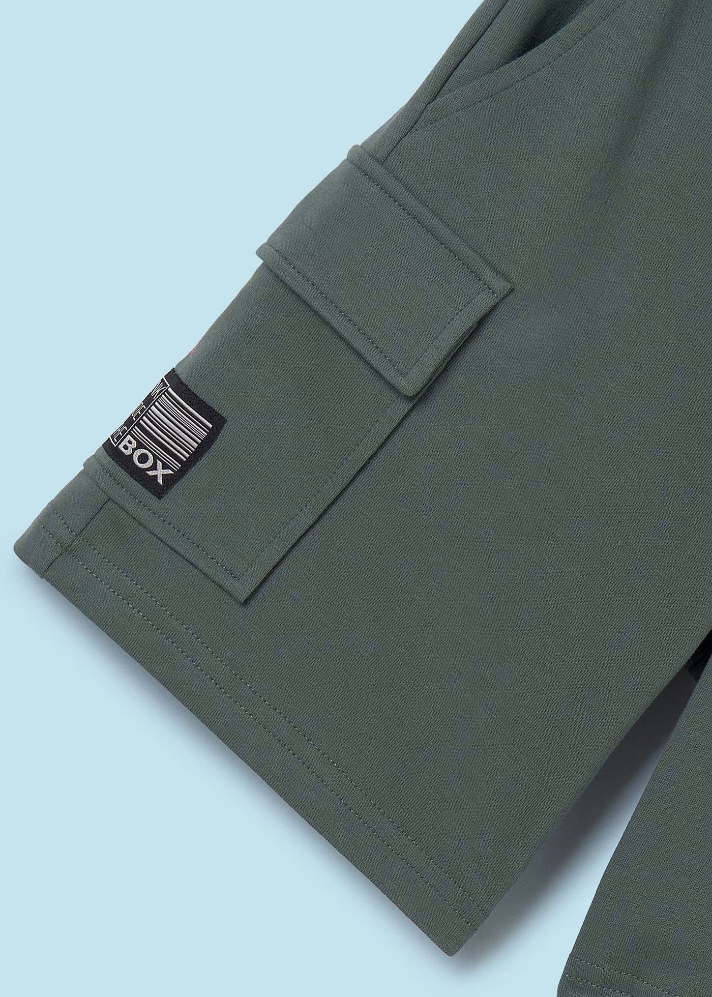 Mayoral Erkek Çocuk 2 Parça Baskılı T-Shirt - Şort Takım Beyaz