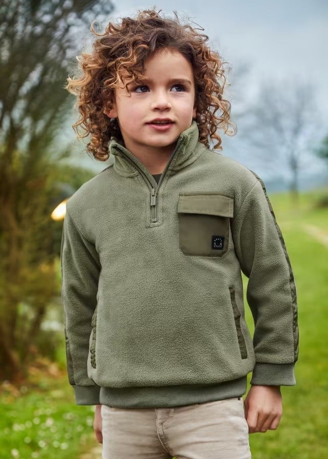 Mayoral Erkek Çocuk Sweatshirt Yeşil