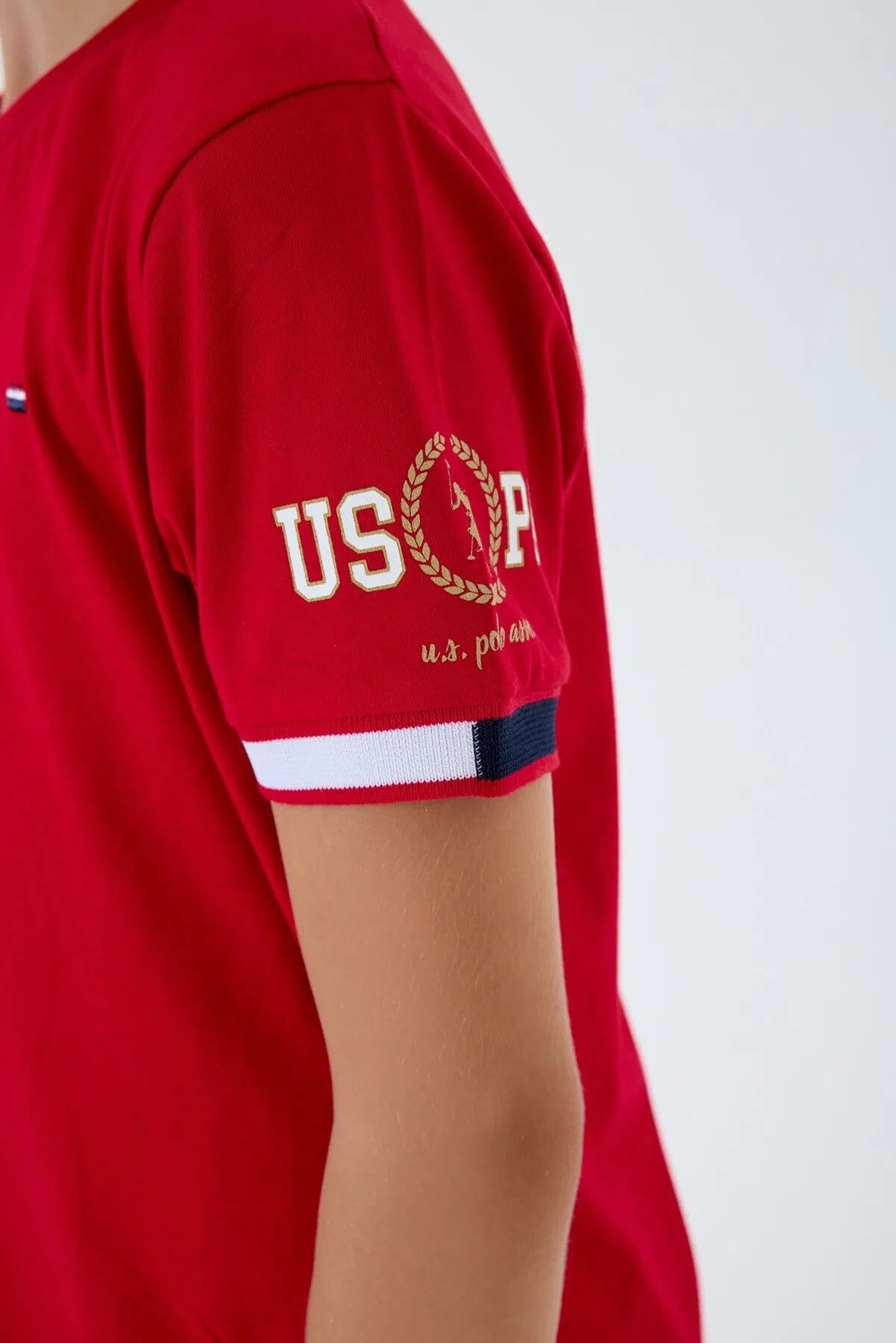 U.S. Polo Assn Erkek Çocuk Süprem Şortlu Takım Kırmızı