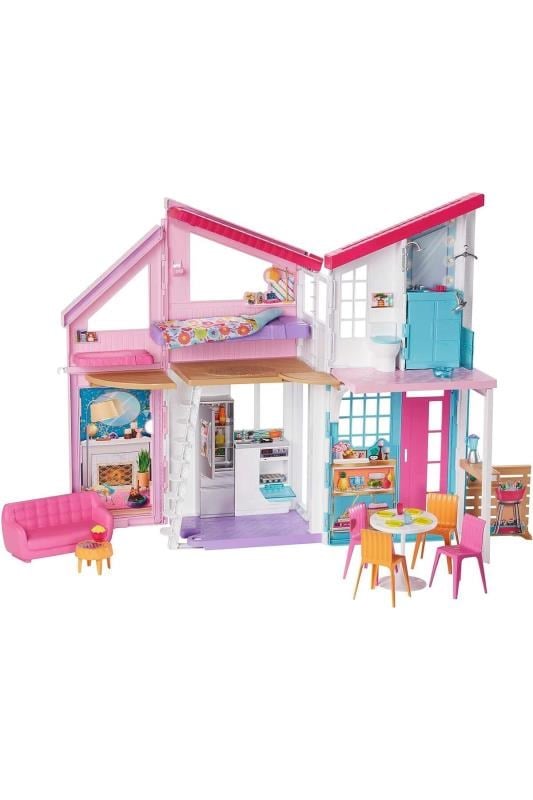 Barbie Muhteşem Malibu Evi – Dönüşebilen 2 Katlı Oyun Evi