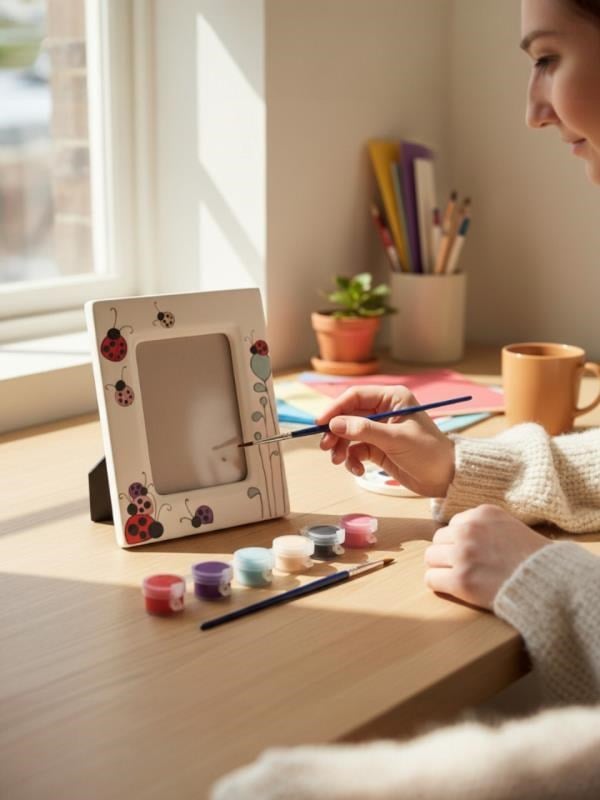 Bu-Bu Porselen Boyama Seti Uğurböceği – Çocuklar İçin Eğitici Sanat Etkinliği